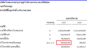 Balance Sheet Bumrungrat